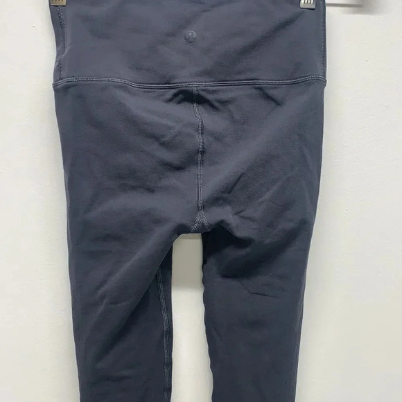Lululemon Reveal 7/8 Tight Legging Pants Vortex 25" Dazed Gray Mesh Breathable 6 - Picture 6 of 12